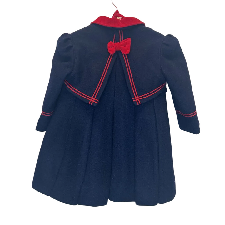 LS Wool Pea Coat/Velvet Collar w/Hat