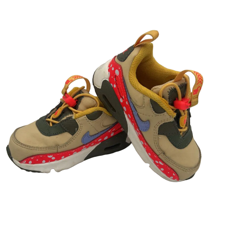 Elastic Lace Tennis Shoes/Polk-a-Dot/Air Sole