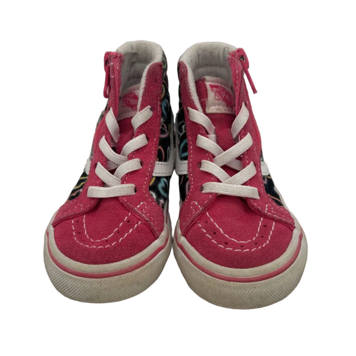 High Top Sneakers/Elastic Laces/Zipper
