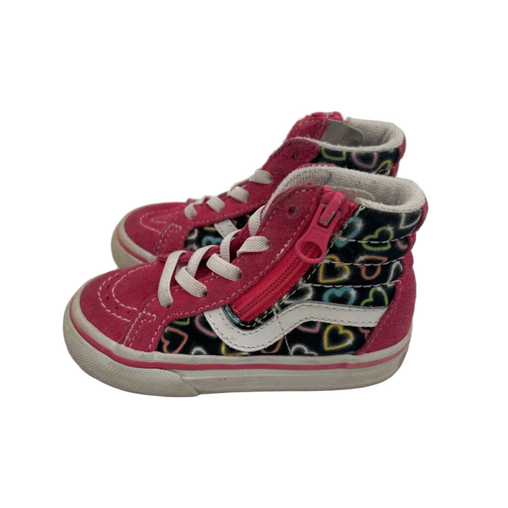 High Top Sneakers/Elastic Laces/Zipper