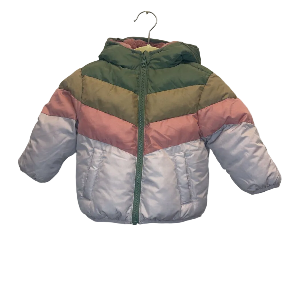 LS Hooded Quilted Coat