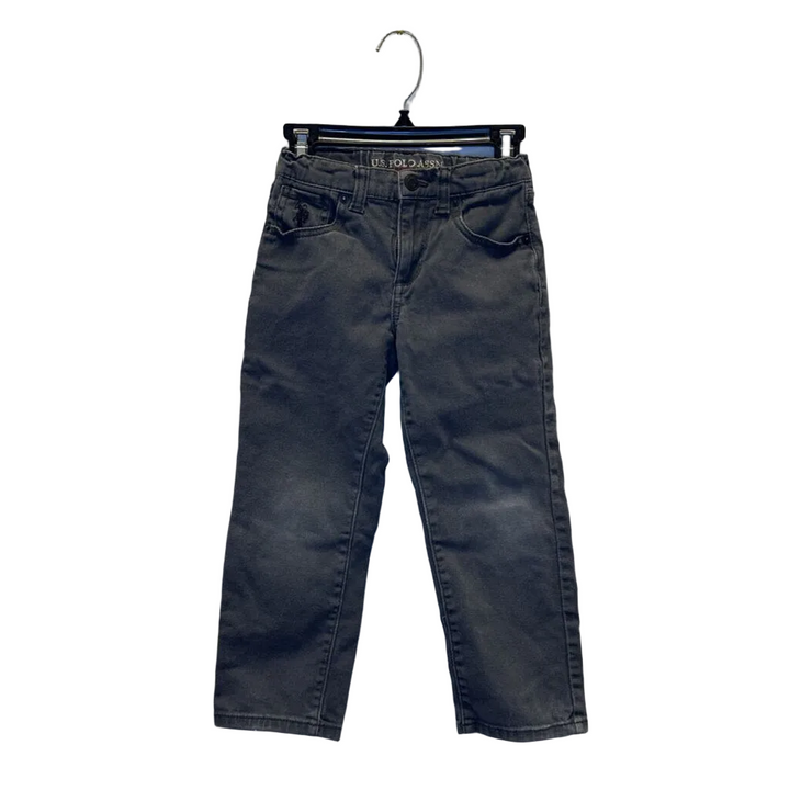 Adjustable Waist Denim Pants