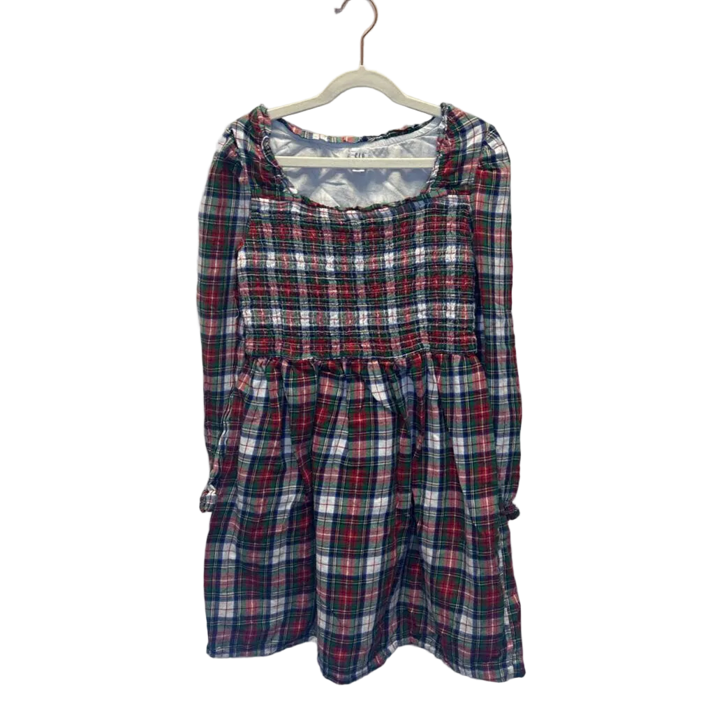 LS Scrunch Top Christmas Dress