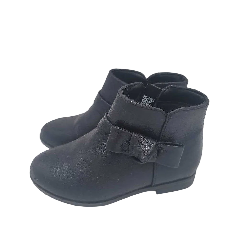 Ankle Boots with Bow/Zipper