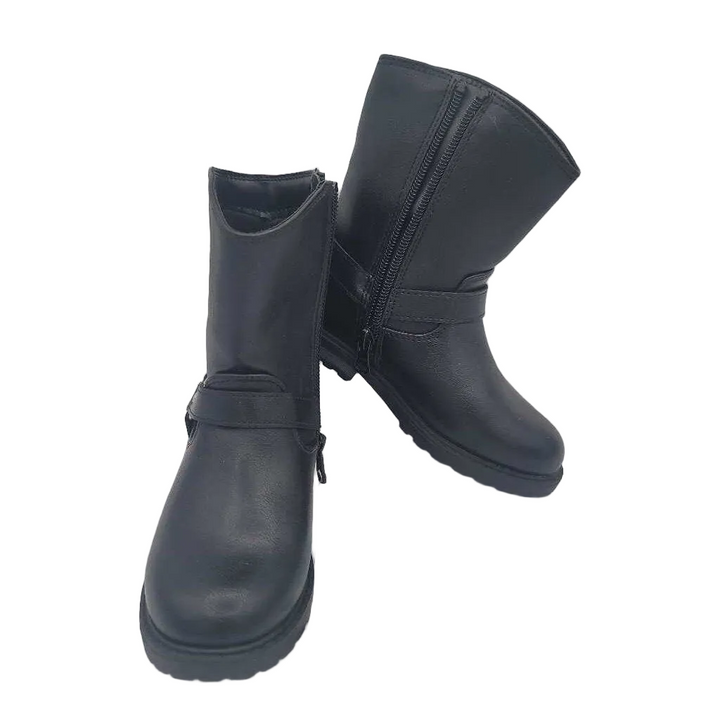 Calf Boots/Zipper Buckle