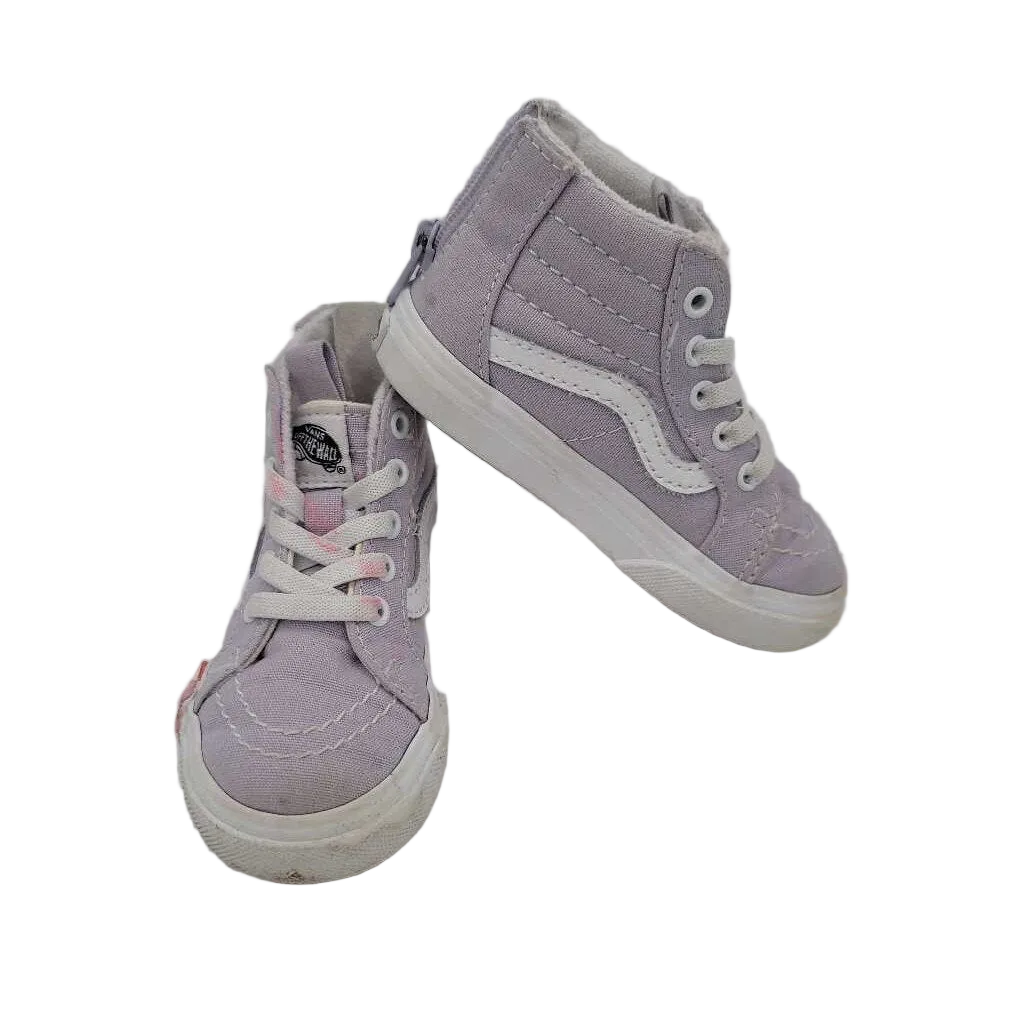 Zip Up High Top Sneakers