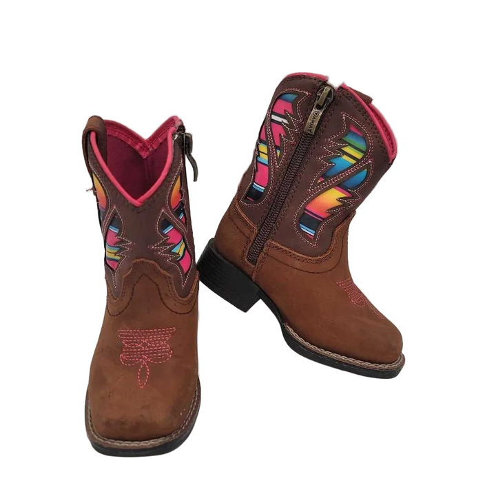 Cowgirl Boots / Rainbow Design