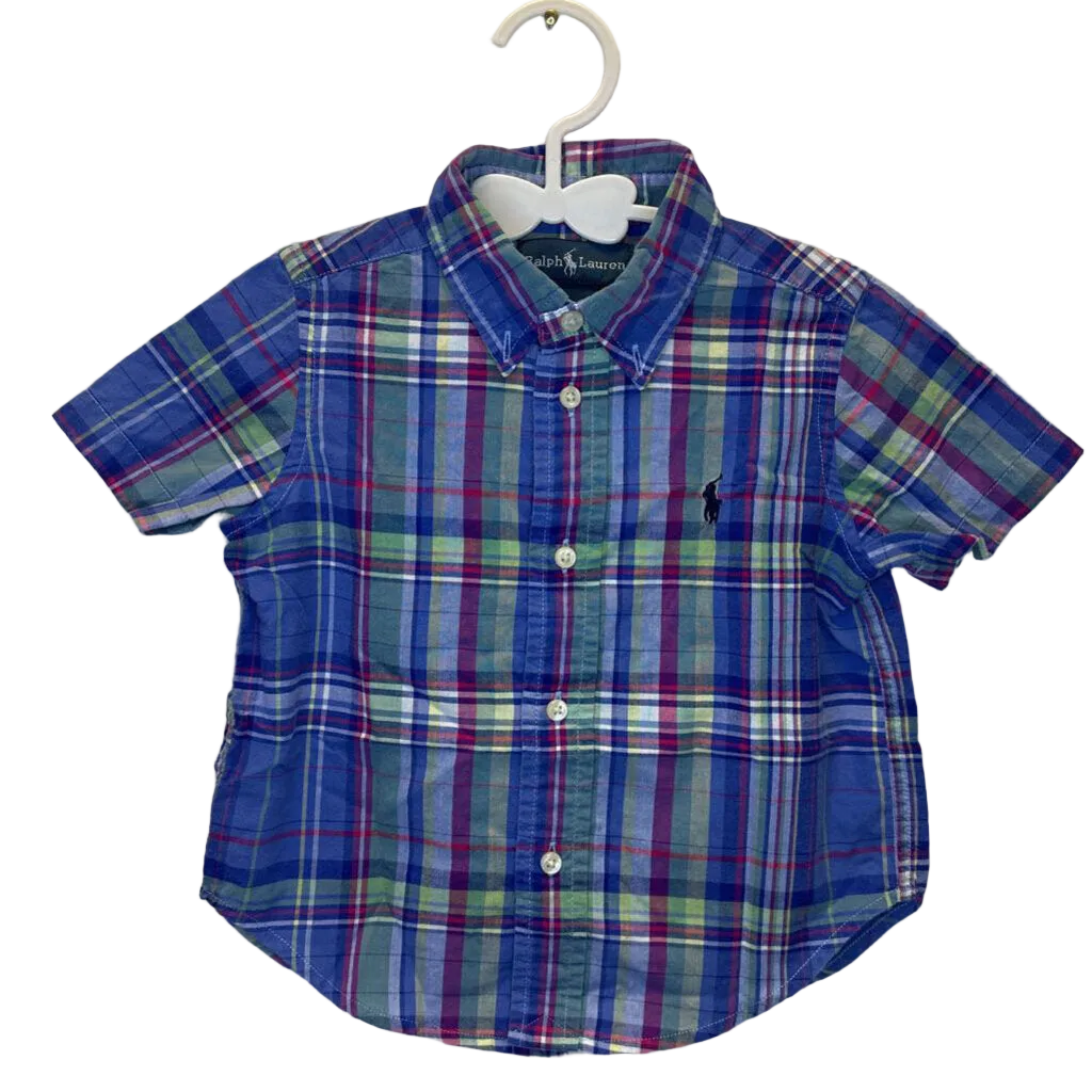 SS Collared Button Down / Plaid