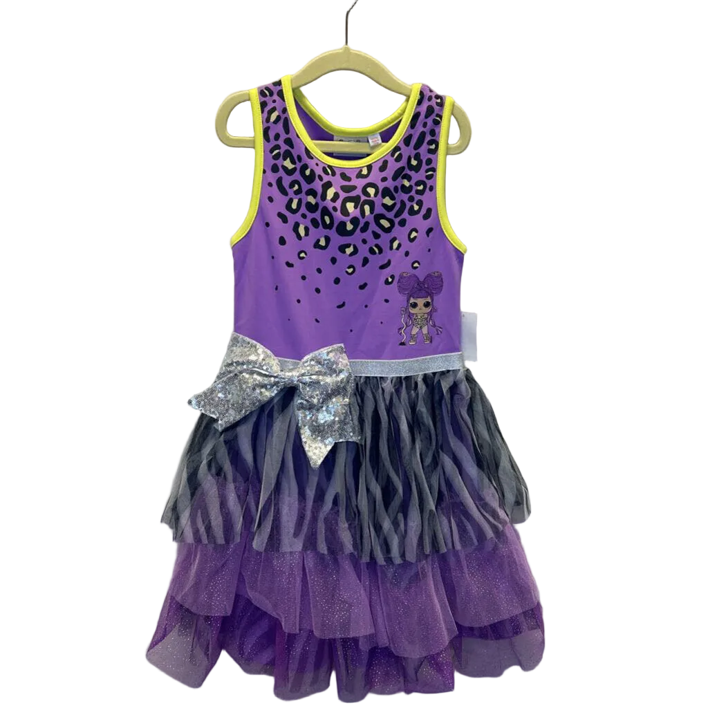 Tank Top Dress/Tulle/Sequin Bow