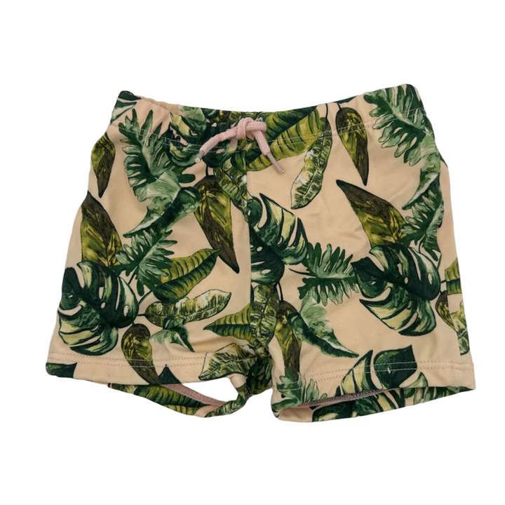 Elastic Waist Swim Shorts