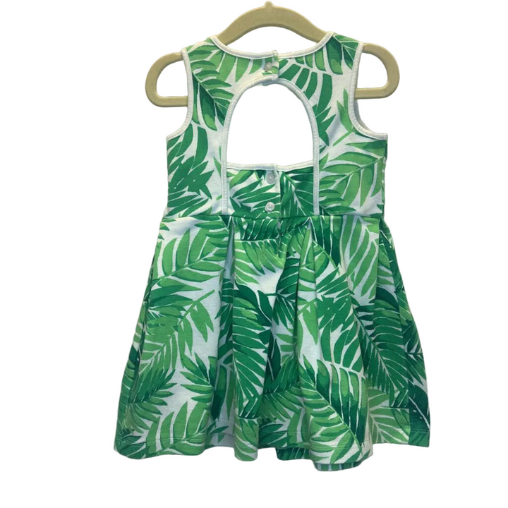 Tank Top Dress/Palm Leaves