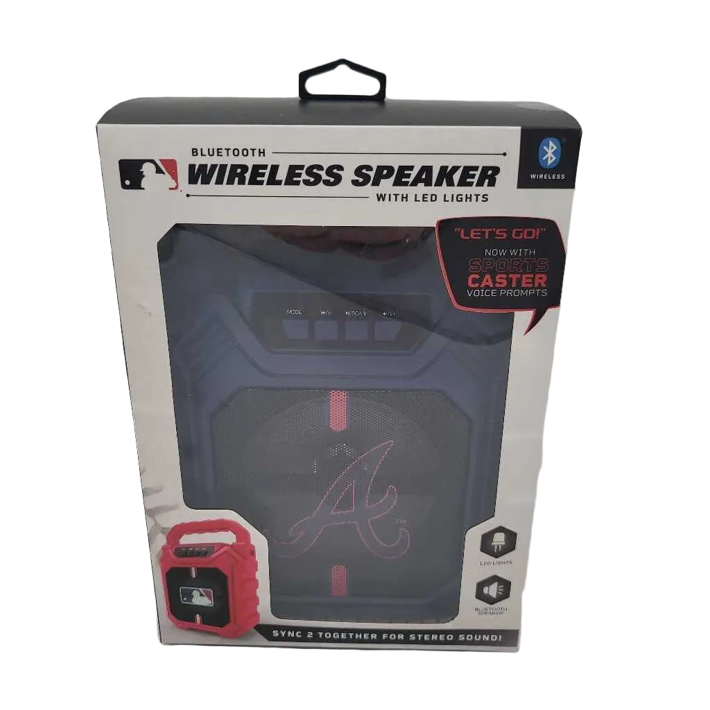 Wireless Bluetooth Speaker/Atlanta Braves
