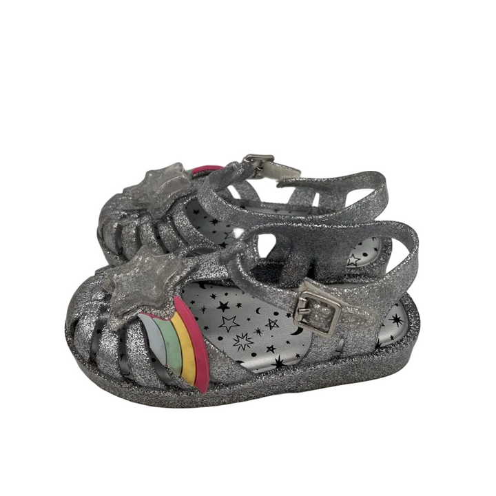 Velcro Clasp Jelly Shoes / Stars