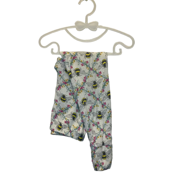 LS Pajama Set/Flowers & Bees