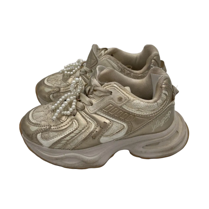 Sneakers/Lace Up/Pearls