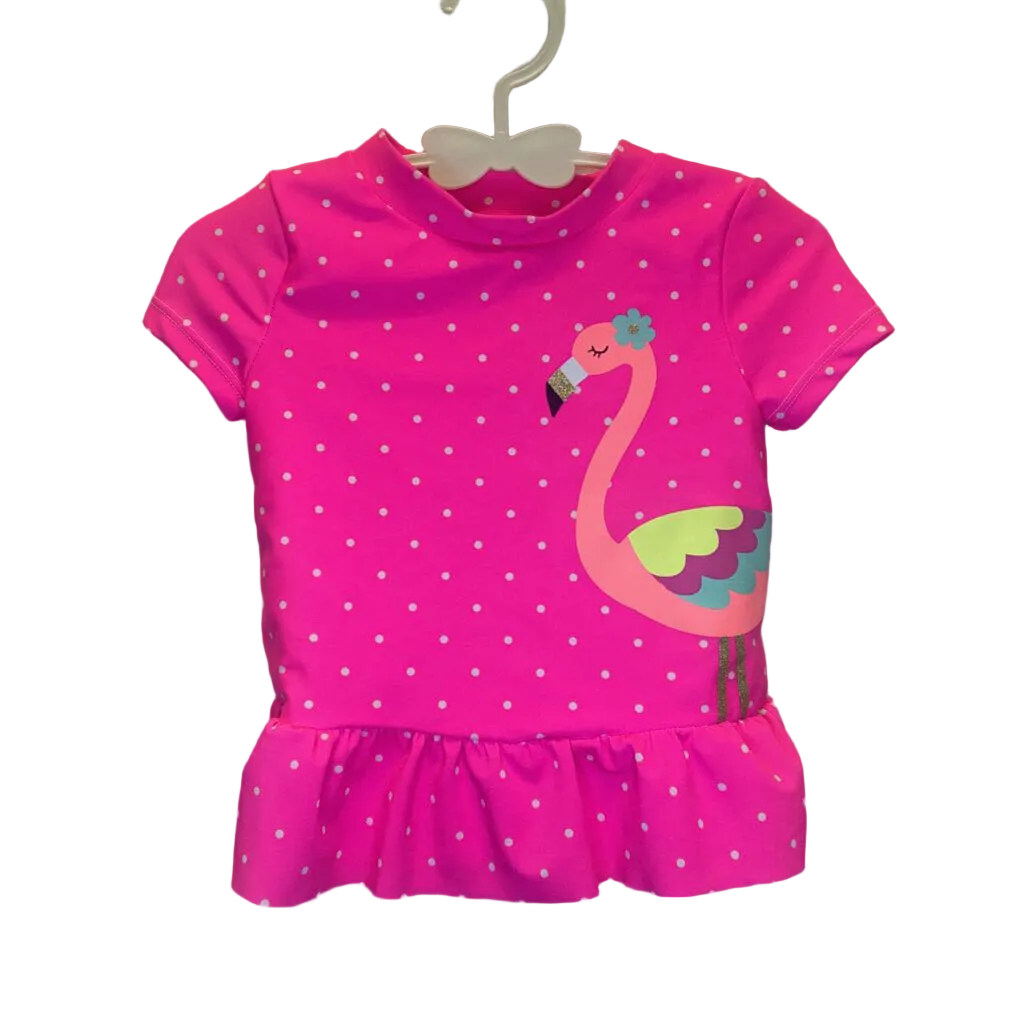 SS Rash Guard / Flamingo