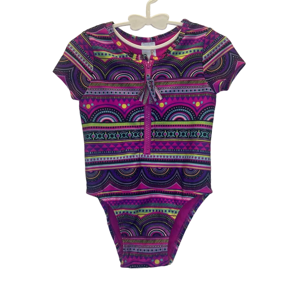 SS One Piece Bathing Suit / Neon
