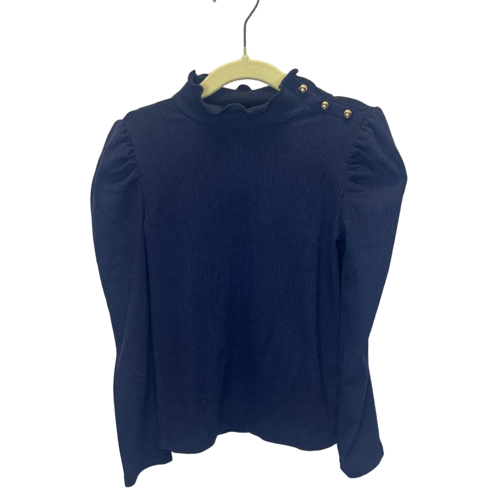 LS Shirt / Ruffle Collar