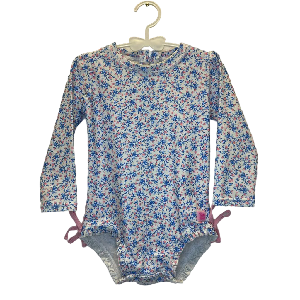 LS Bathing Suit / Flowers
