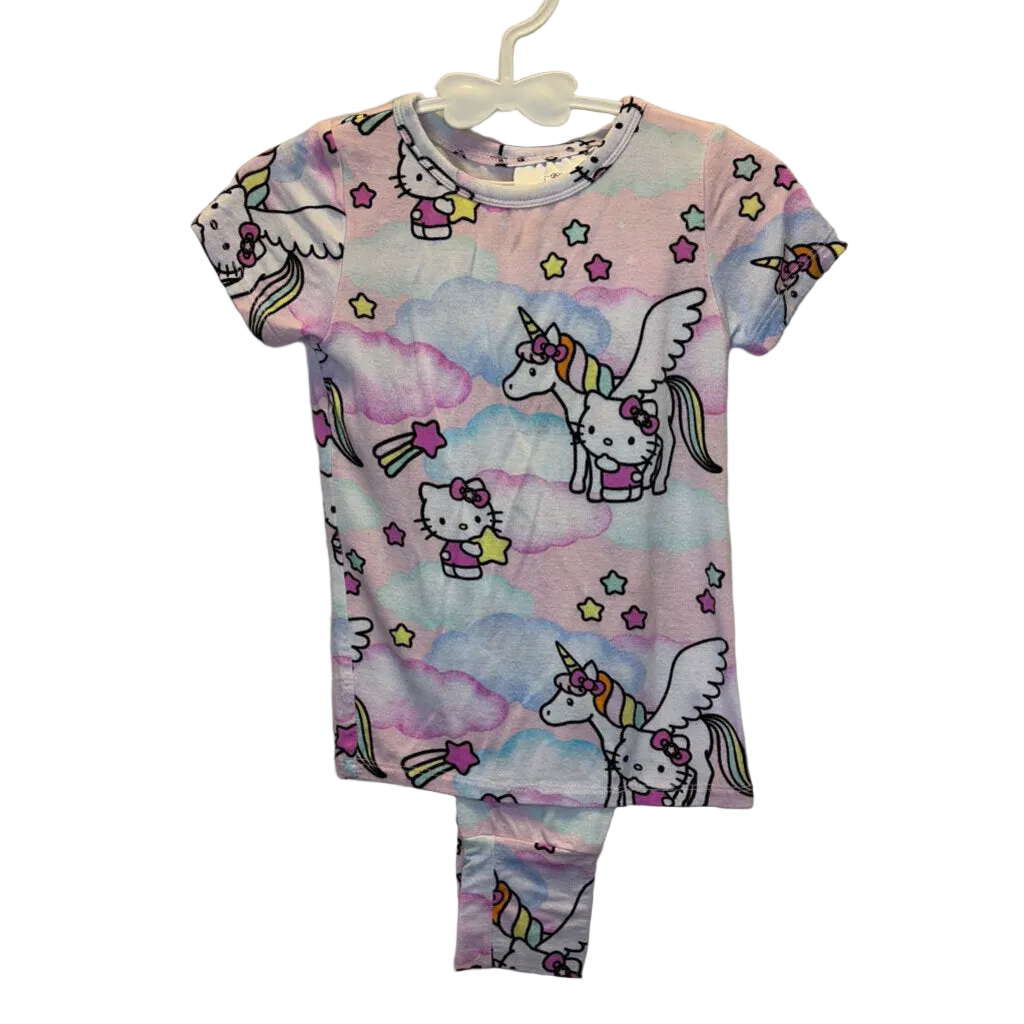SS Shirt + Pants Pajama Set / Hello Kitty