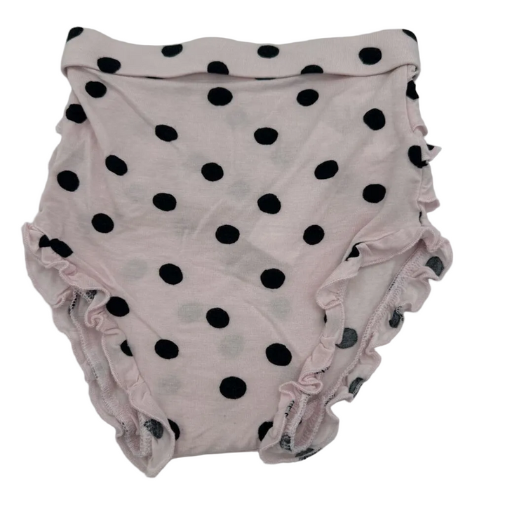 Elastic Waist Ruffle Bloomer / Polk-a-Dots
