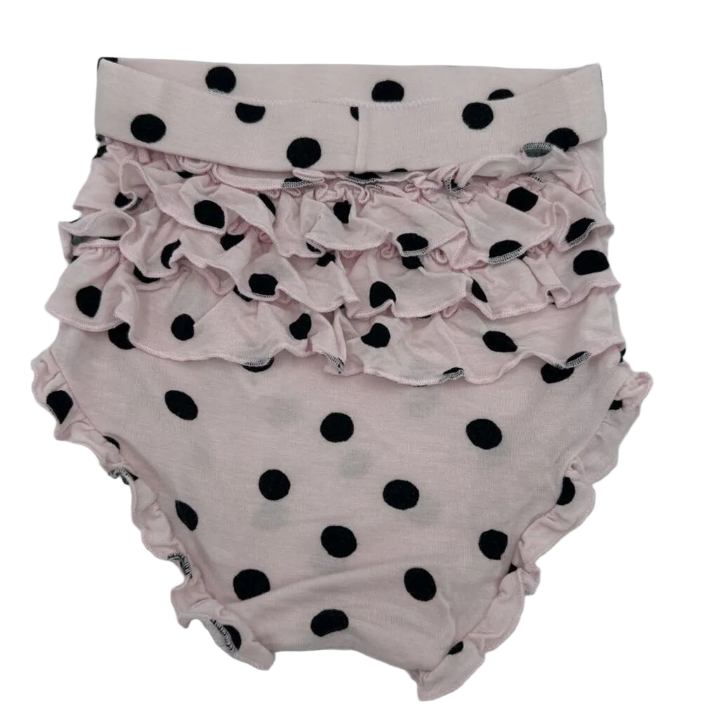 Elastic Waist Ruffle Bloomer / Polk-a-Dots
