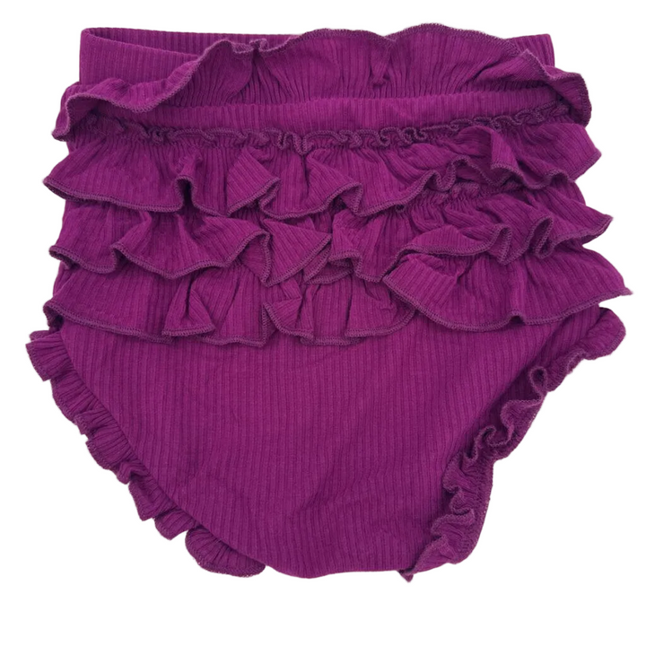 Elastic Waist Ruffle Bloomer / Solid