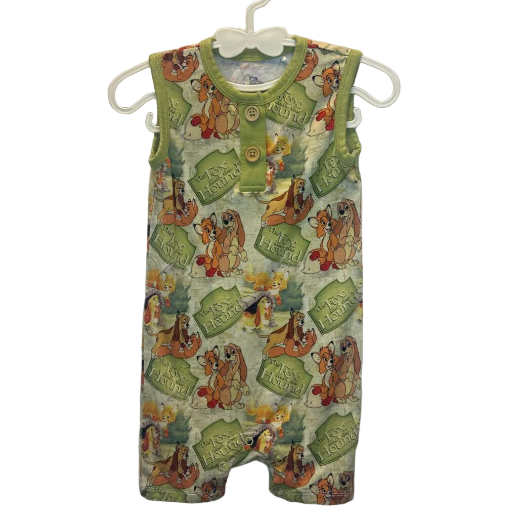 Sleeveless Romper / Fox and the Hound