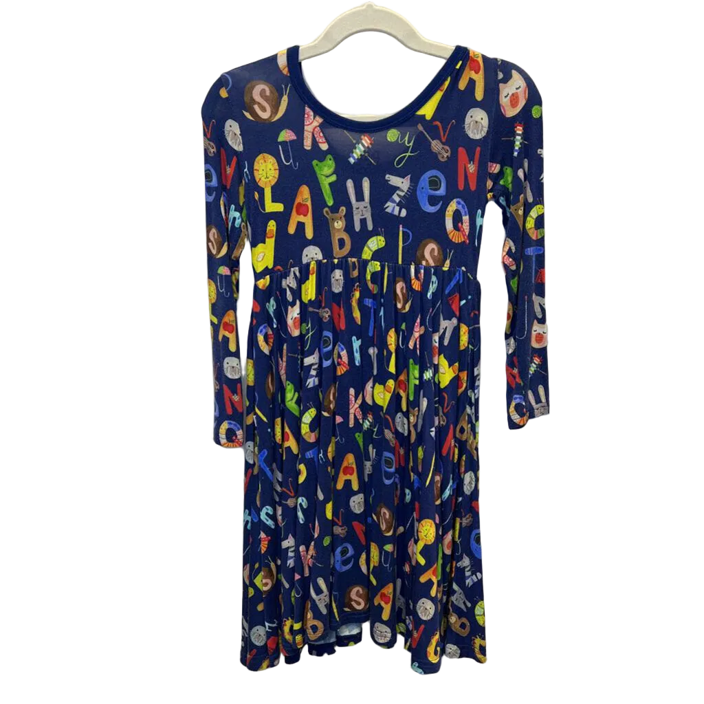 LS Twirl Dress / Alphabet