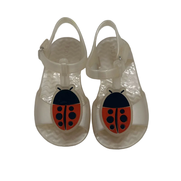 Jelly Sandals / Velcro / Lady Bugs