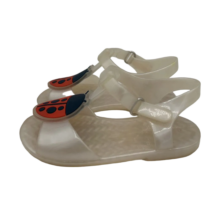Jelly Sandals / Velcro / Lady Bugs