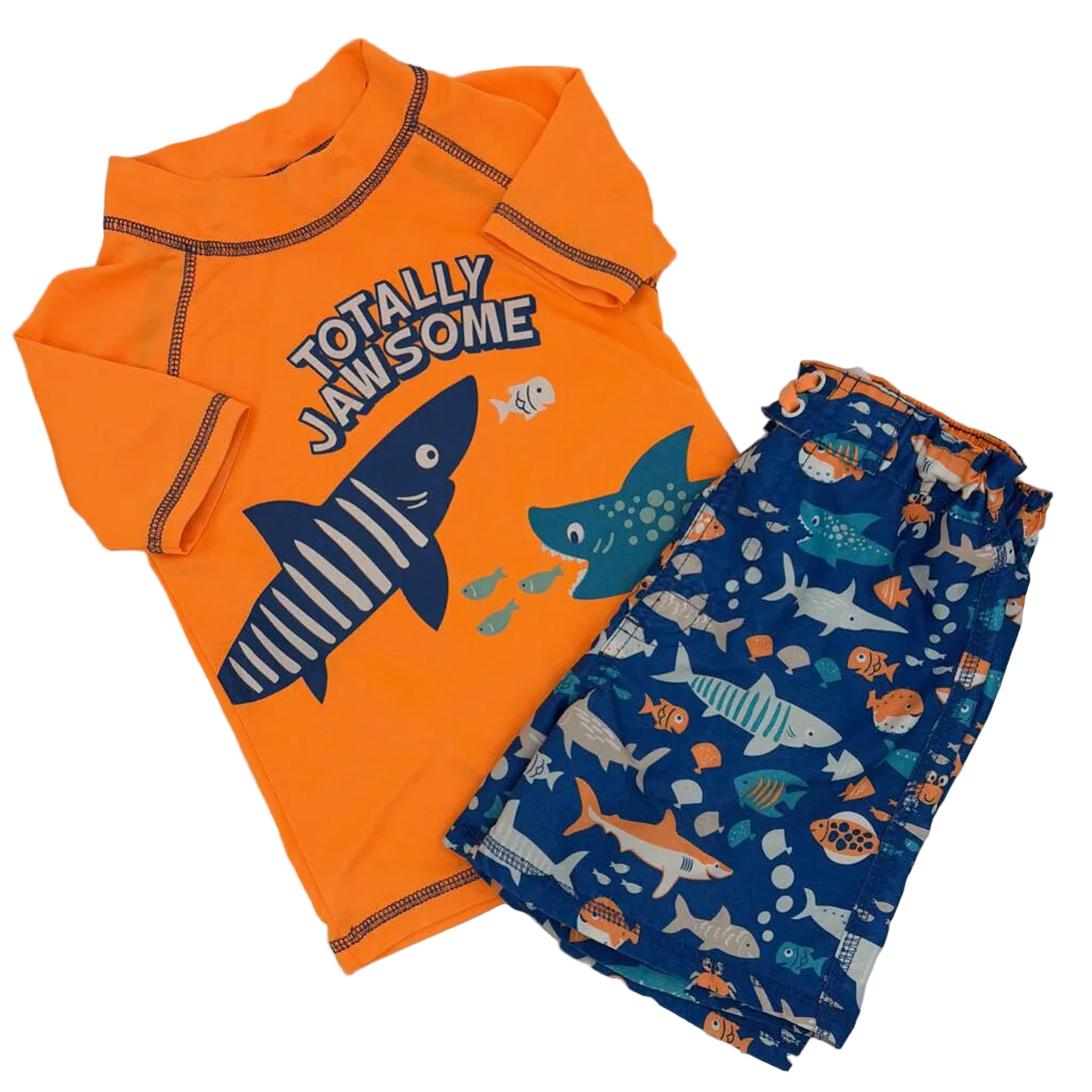 SS Rash Guard & Shorts Set