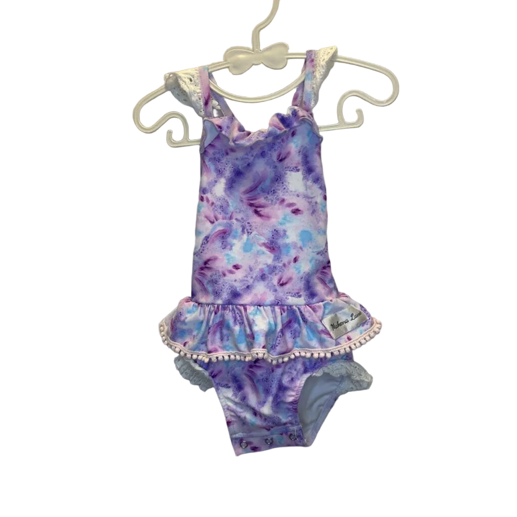 One Piece Bathing Suit / Lace Straps