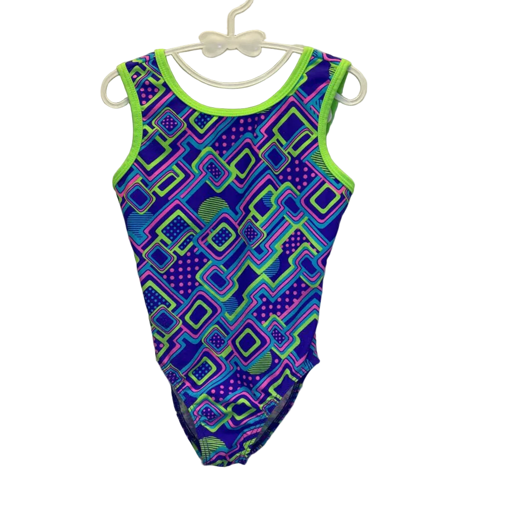 One Piece Bathing Suit / Geometric