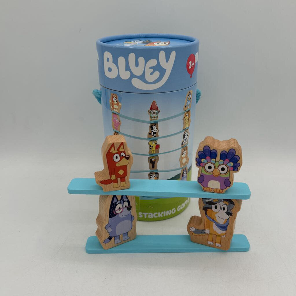 Bluey Wooden Stacking Game