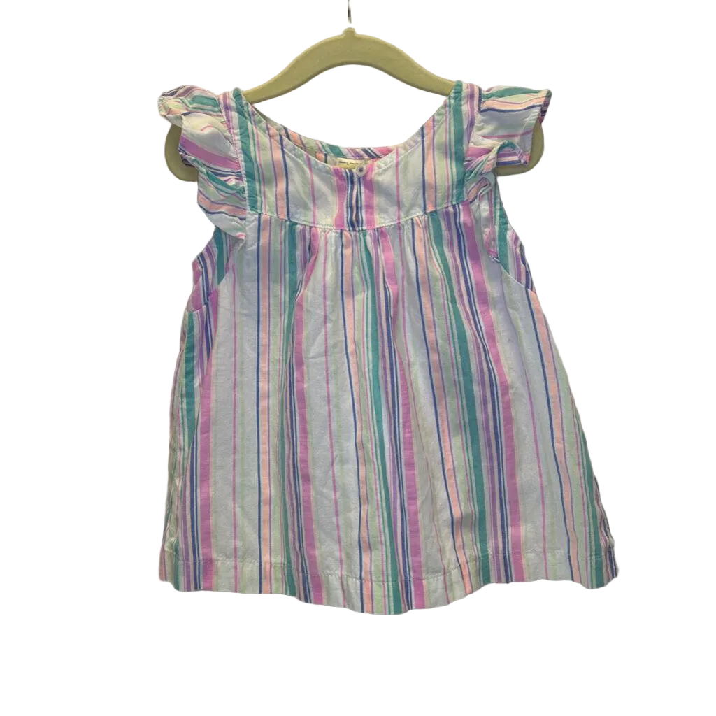 Sleeveless Tank Top Blouse / Stripes