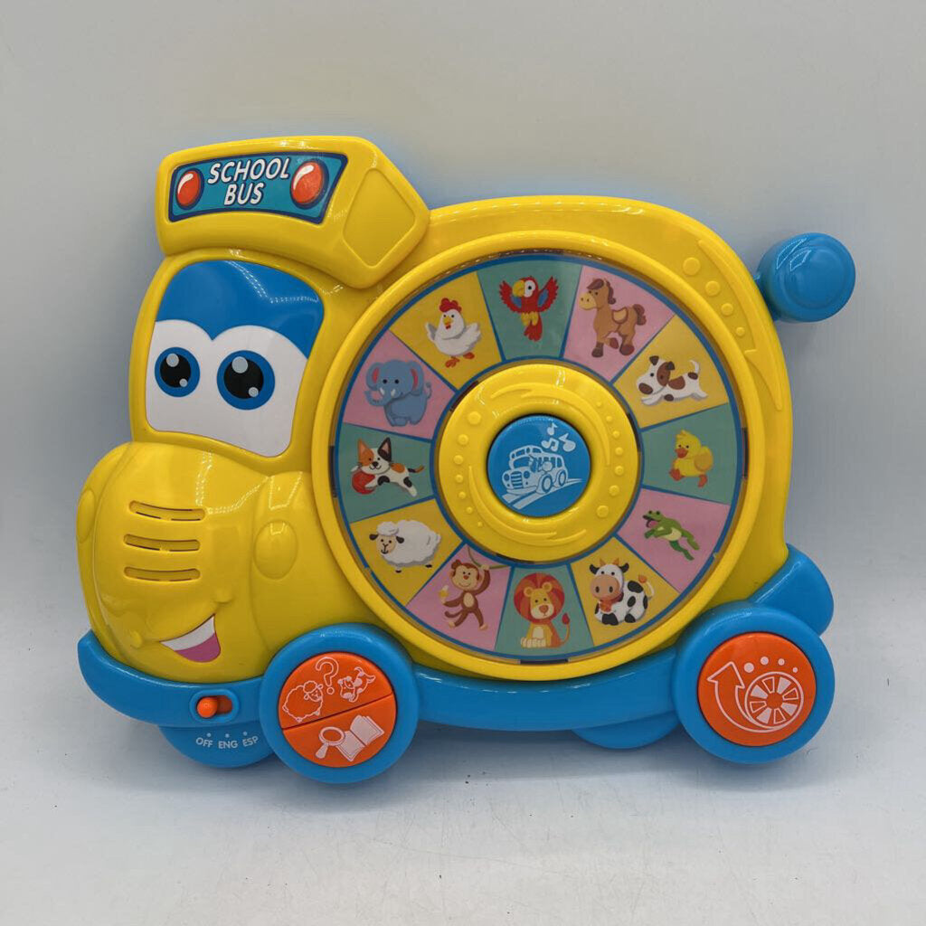 Spinning Learning School Bus: Bilingual