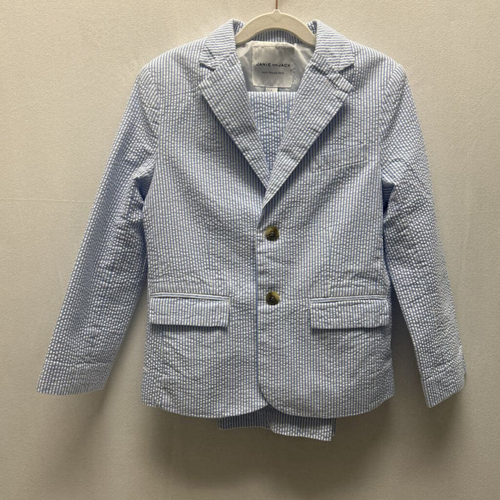 Seersucker Suit Blazer & Pants Set
