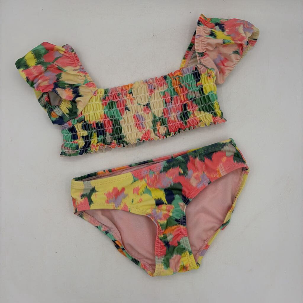 SS Two Piece Bathing Suit / Puffy Sleeves