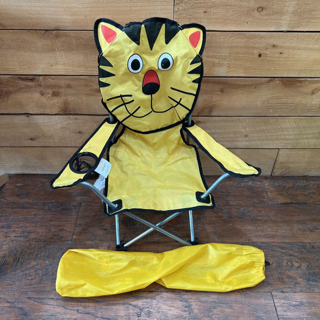 Kids Tiger Foldable Chair 22"Wx15"Dx25"H
