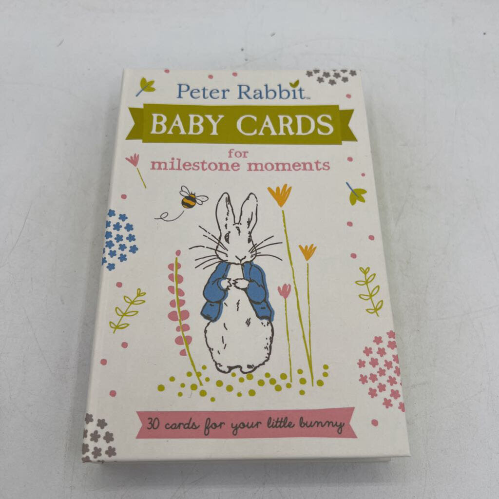 Peter Rabit Baby Cards For Milestone