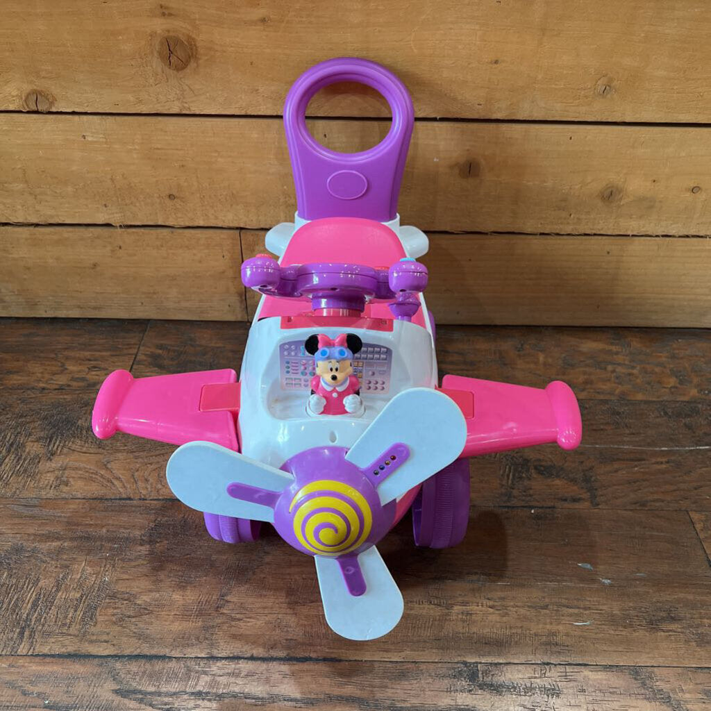 Minnie Mouse Airplane Ride-On-Toy