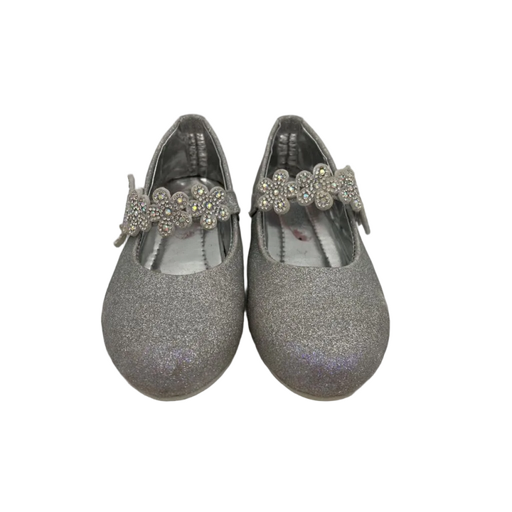 Dress Shoes / Velcro Strap / Glitter