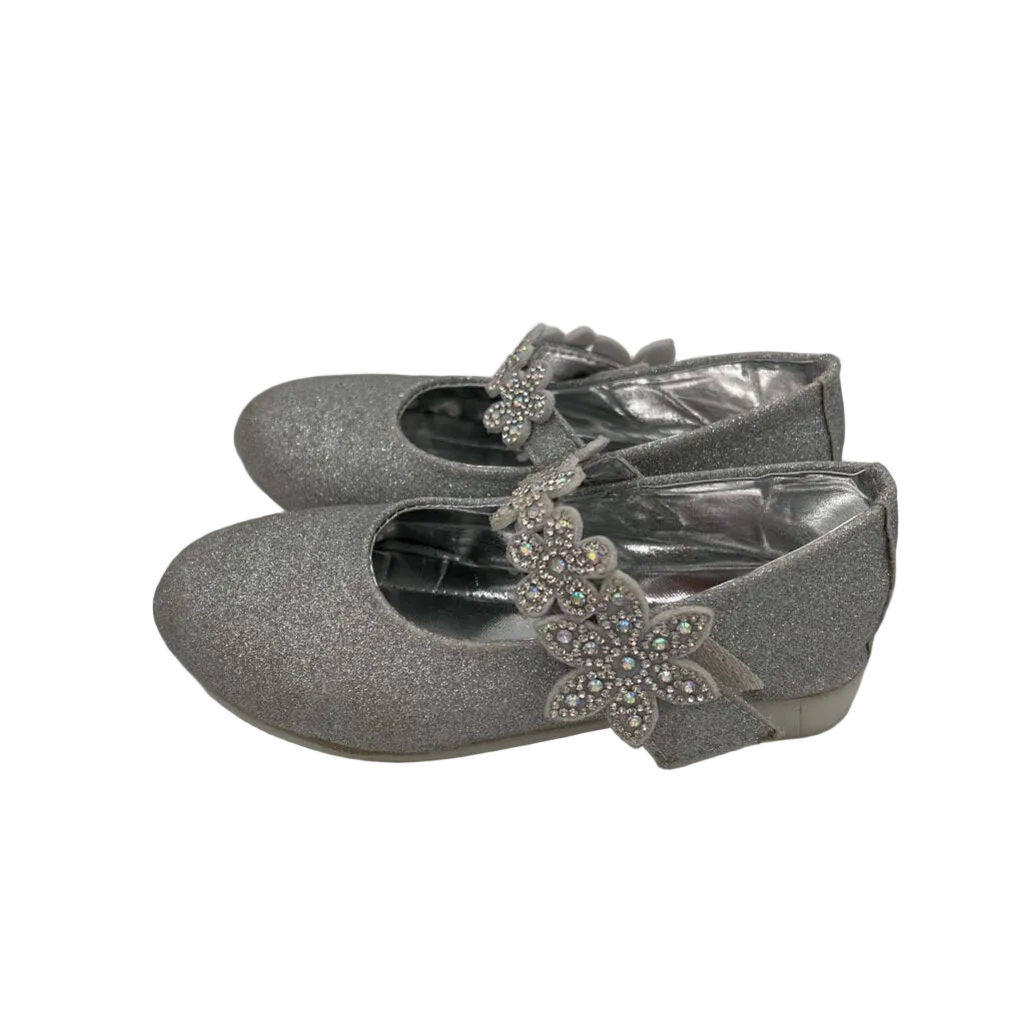 Dress Shoes / Velcro Strap / Glitter