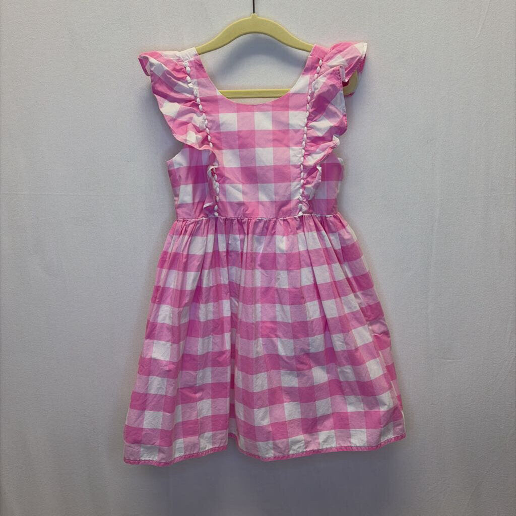 Sleeveless Ruffle Dress / Plaid