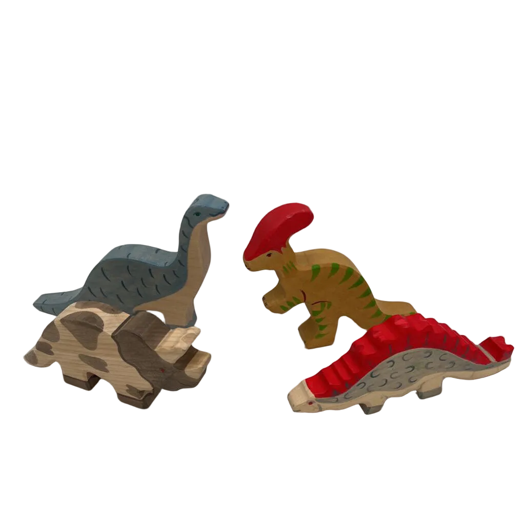 Wodden Dinosaur Set of 4