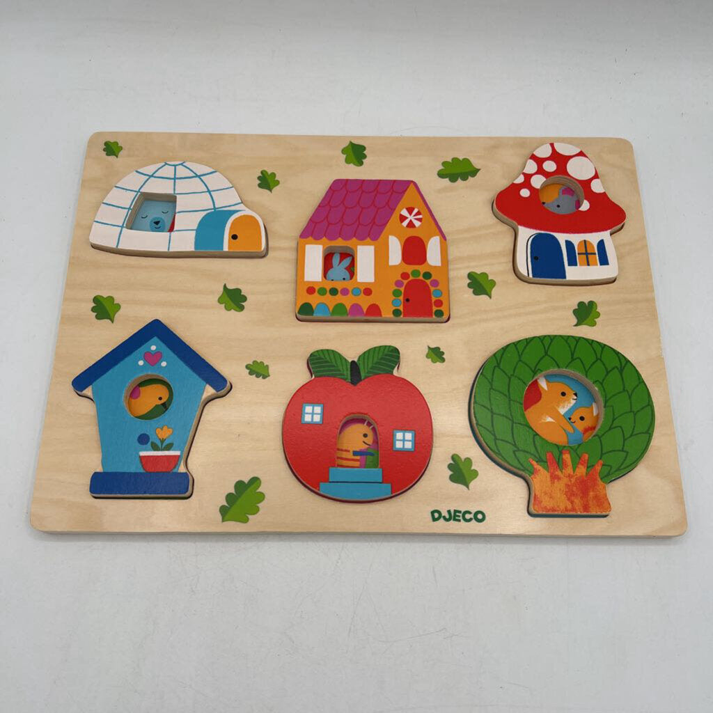 Wooden Animal Home Puzzle
