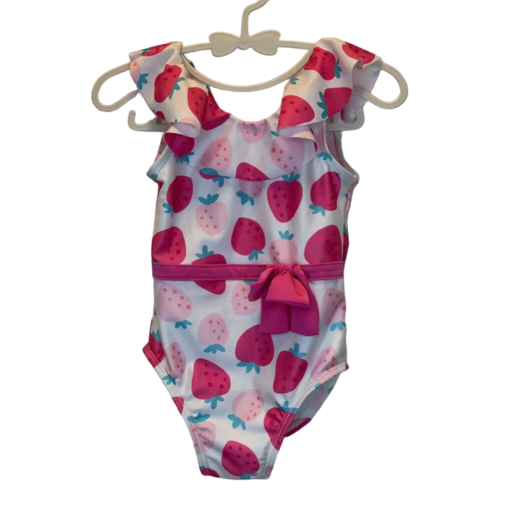 One PC Bathing Suit/Strawberries