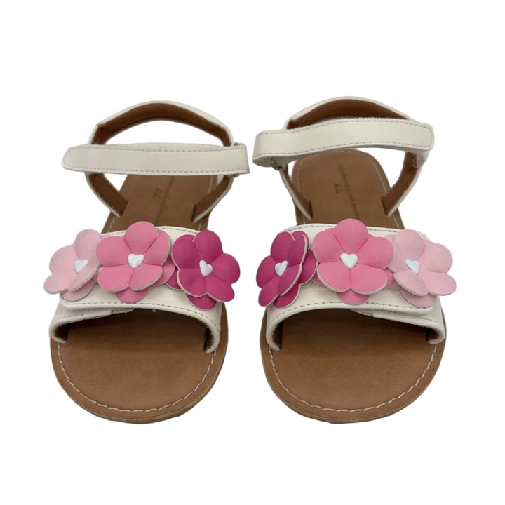 Velcro Clasp Sandals / Flowers