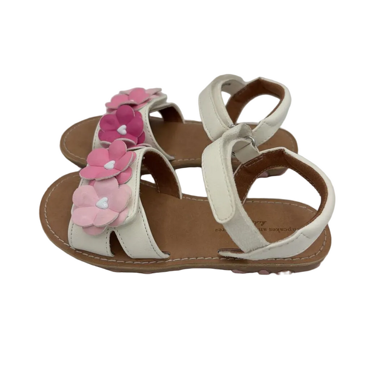 Velcro Clasp Sandals / Flowers